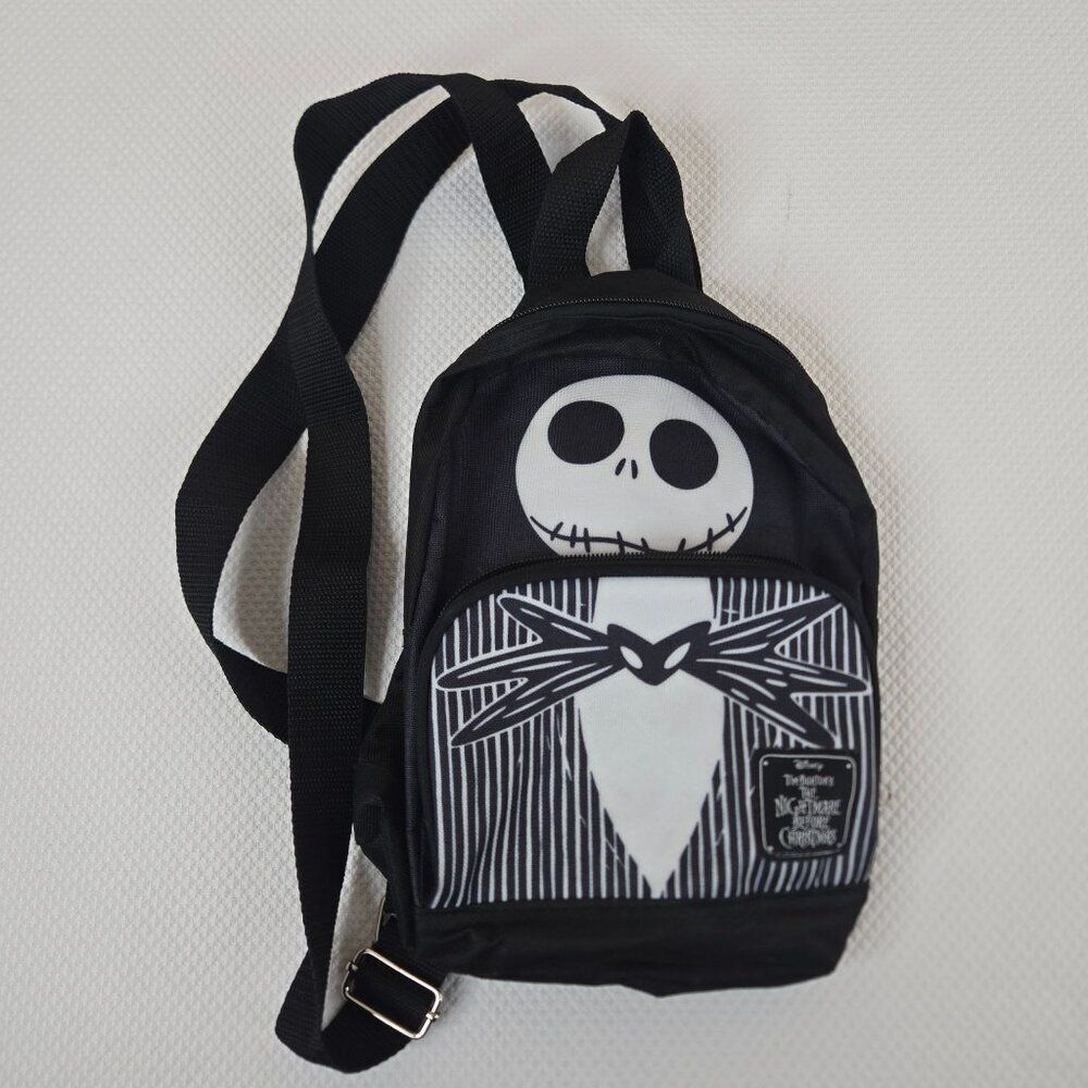 Disney The Nightmare Before Christmas Mini Backpack Jack Skellington Black White